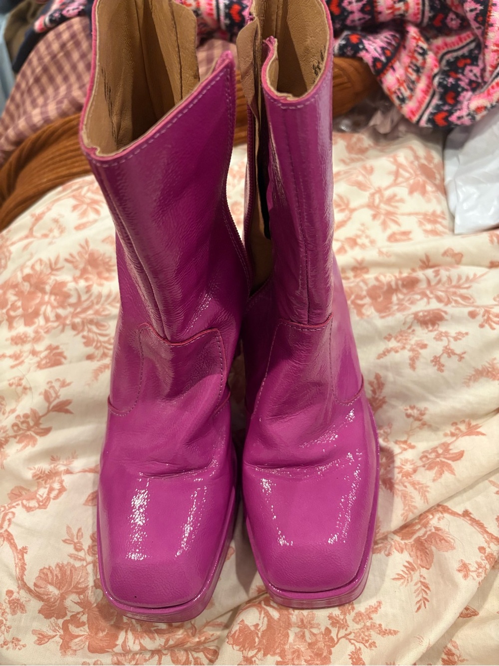 Free people magenta boot